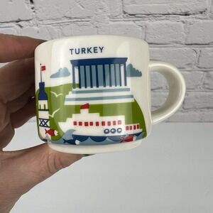 Starbucks Turkey Mug You Are Here YAH Series Collection Ornament Espresso 2 oz